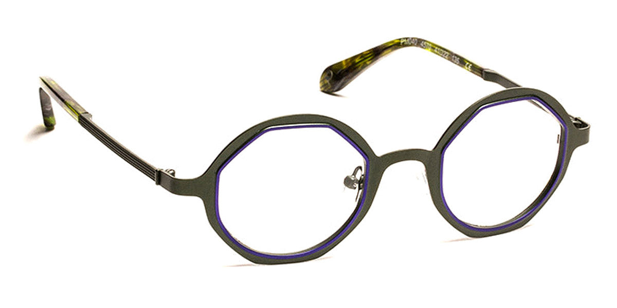 J.F. Rey® PM040 JR PM040 4570 41 - 4570 Khaki/Purple Eyeglasses