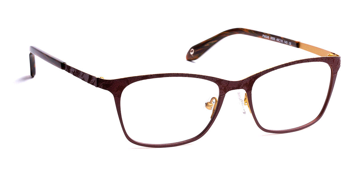 J.F. Rey® PM048 JR PM048 9555 49 - 9555 Brown/Yellow Eyeglasses