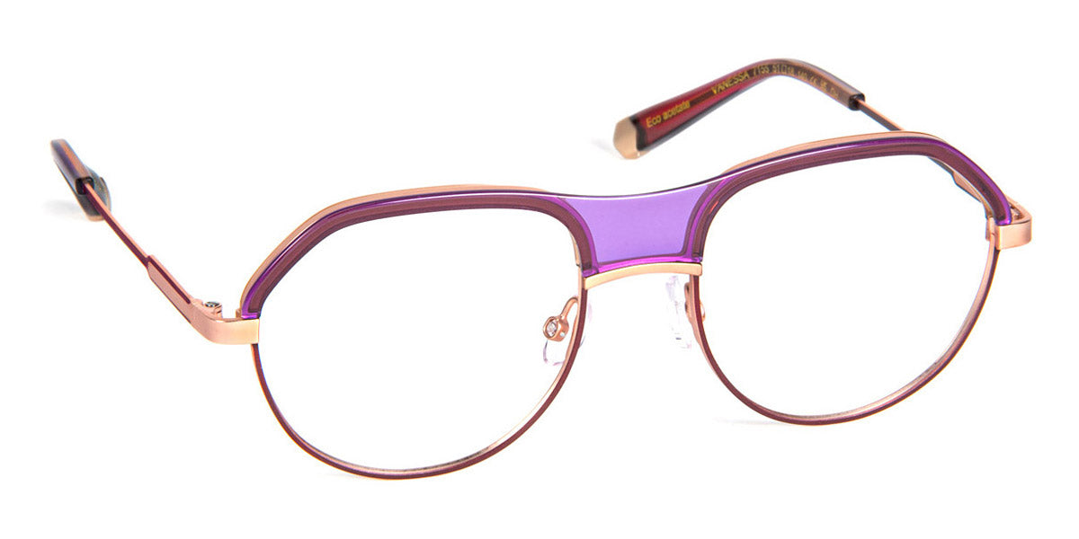 J.F. Rey® Vanessa JR Vanessa 7155 51 - 7155 Purple/Pink Gold Eyeglasses