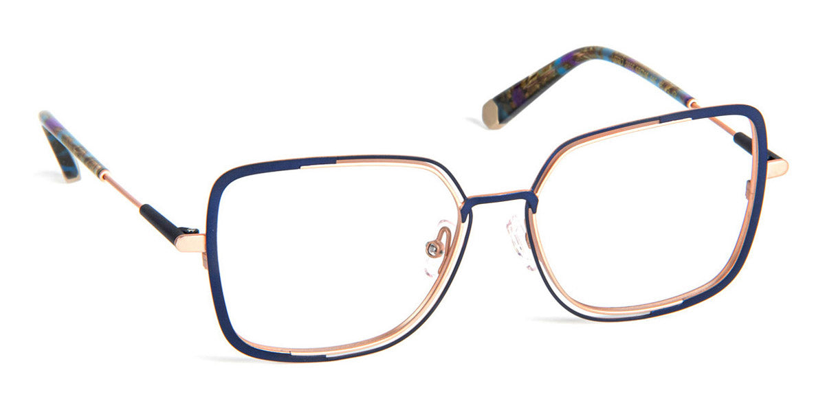 J.F. Rey® Vero JR Vero 2855 53 - 2855 Navy/Gold Eyeglasses