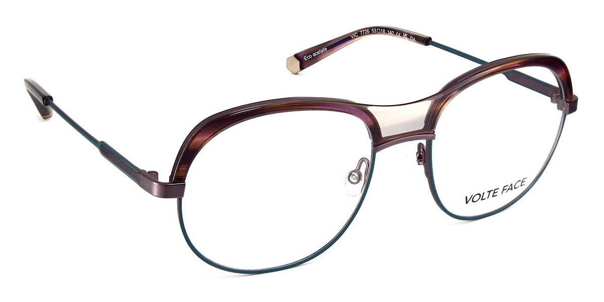 J.F. Rey® Vic JR Vic 7726 53 - 7726 Lavender/Duck Blue/Demi Eyeglasses