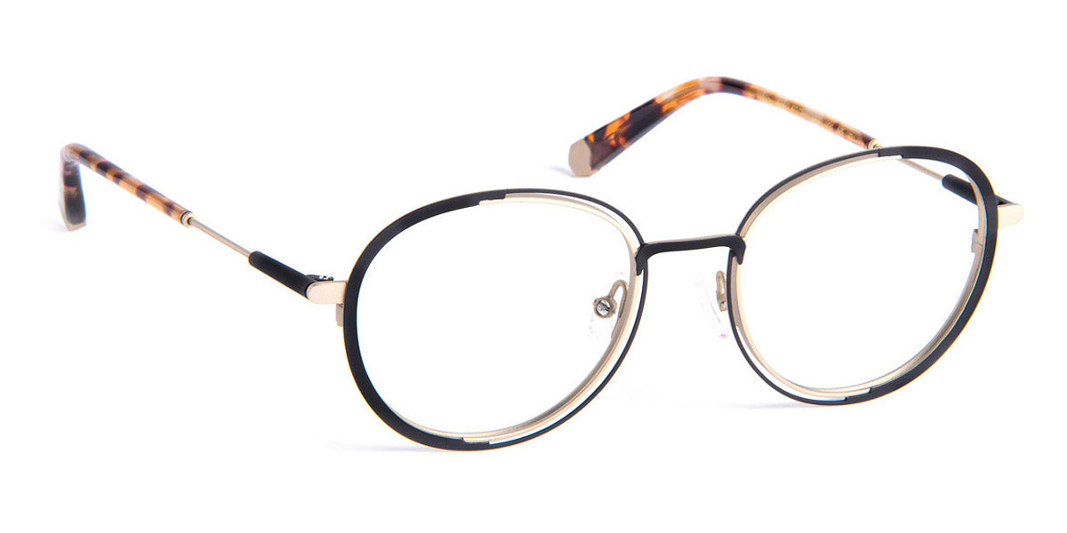 J.F. Rey® Walou JR Walou 0050 50 - 0050 Black/Gold Eyeglasses