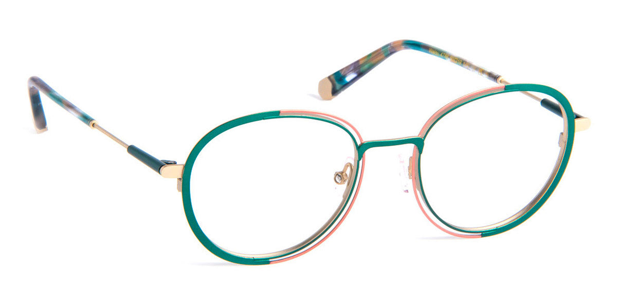 J.F. Rey® Walou JR Walou 4786 50 - 4786 Green/Pink/Gold Eyeglasses