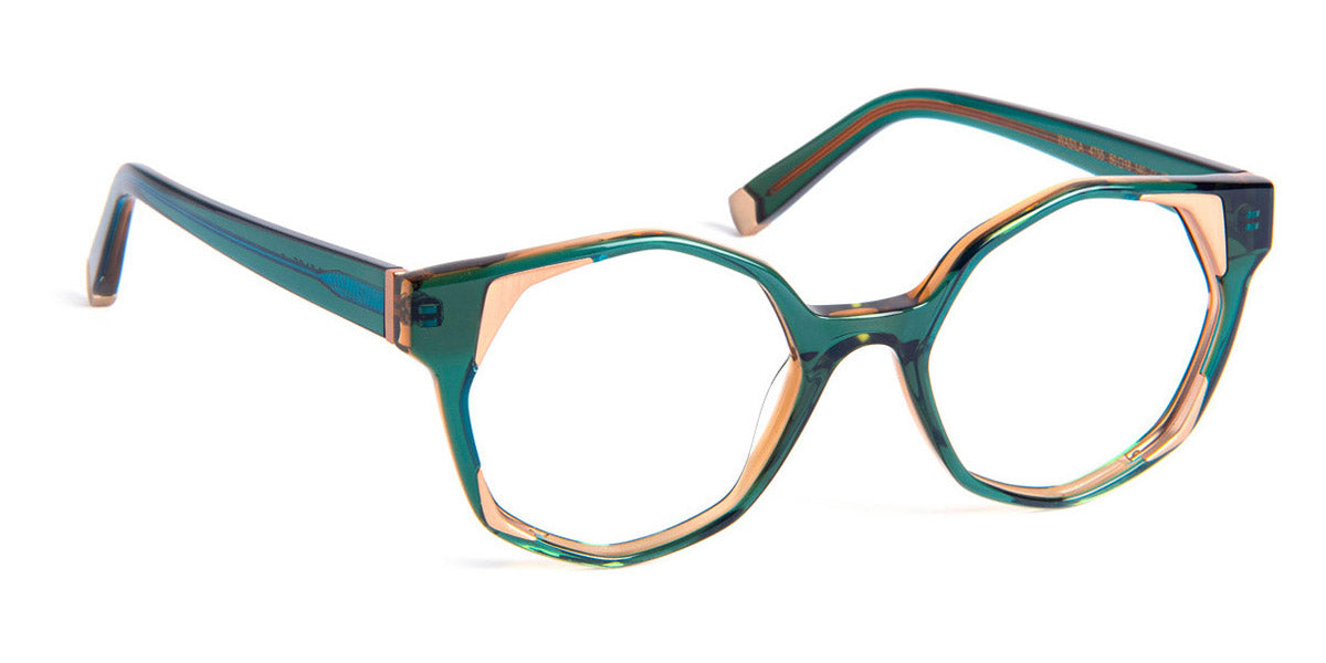 J.F. Rey® Wasila JR Wasila 4755 50 - 4755 Green/Pink Gold Eyeglasses