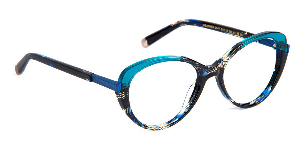 J.F. Rey® Weather JR Weather 2547 51 - 2547 Demi Blue/Green Eyeglasses