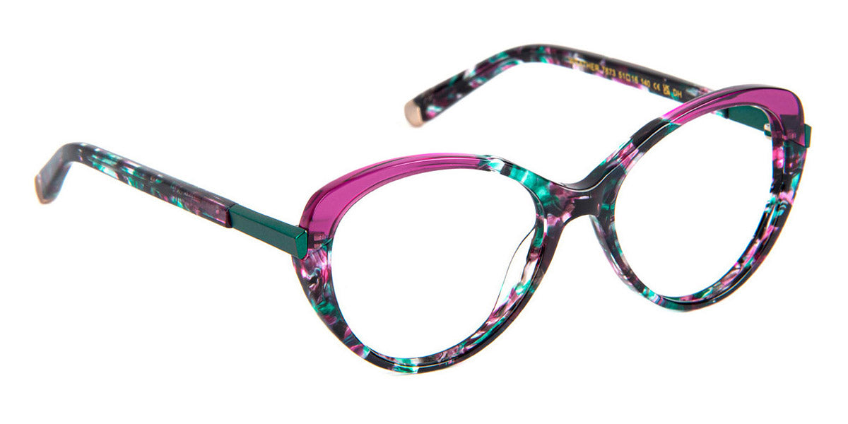 J.F. Rey® Weather JR Weather 7873 51 - 7873 Demi/Purple/Green Eyeglasses