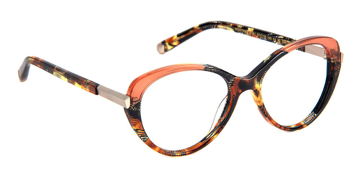 J.F. Rey® Weather JR Weather 9161 51 - 9161 Demi/Amber/Gold Eyeglasses