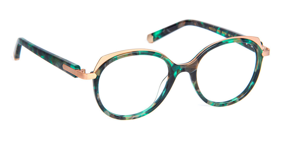 J.F. Rey® Weelou JR Weelou 4855 50 - 4855 Demi Green/Pink Gold Eyeglasses