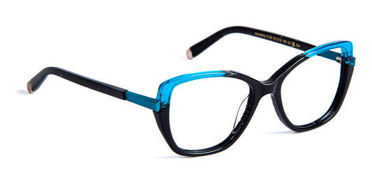 J.F. Rey® Woman JR Woman 0126 51 - 0126 Black/Turquoise Eyeglasses