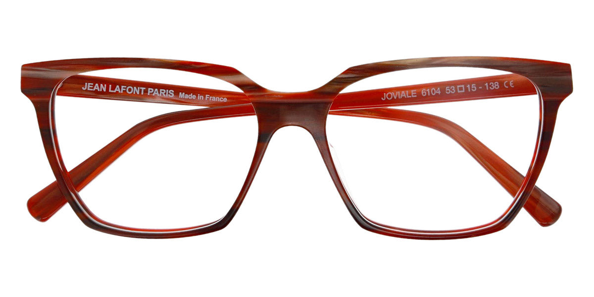 Lafont® Joviale LAF JOVIALE 6104 53 - Red 6104 Eyeglasses