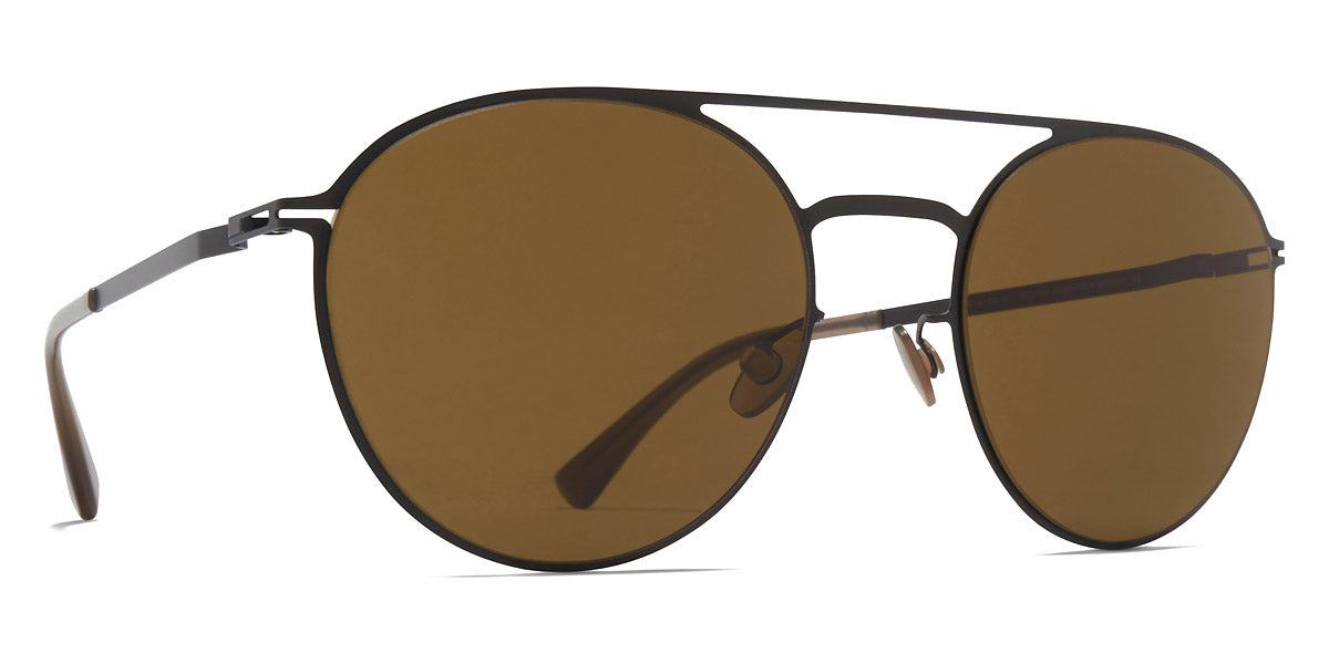 Mykita® JULIAN MYK JULIAN Black / Raw Brown Solid 52 - Black / Raw Brown Solid Sunglasses