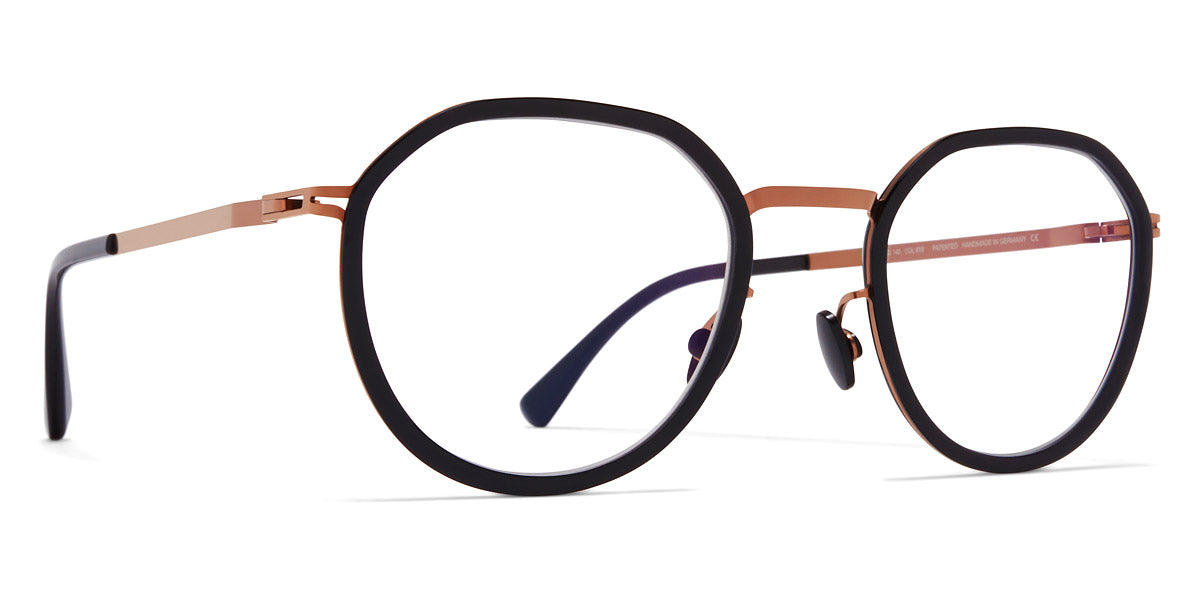 Mykita® JUSTUS MYK JUSTUS A37 Shiny Copper/Black 48 - A37 Shiny Copper/Black Eyeglasses