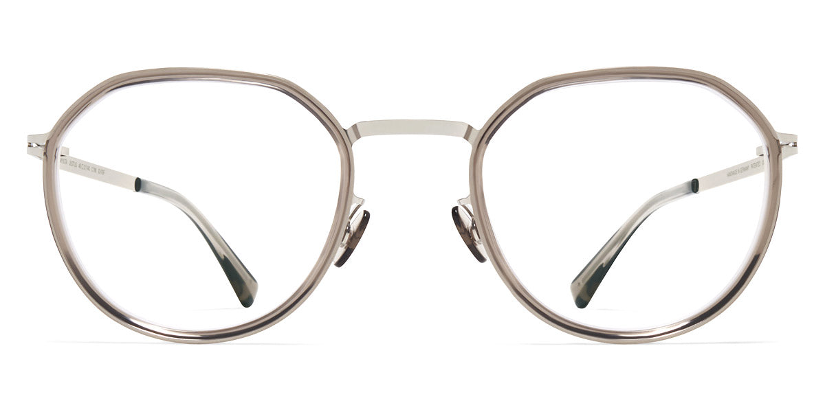 Mykita® JUSTUS MYK JUSTUS A74 Shiny Silver/Clear Ash 48 - A74 Shiny Silver/Clear Ash Eyeglasses