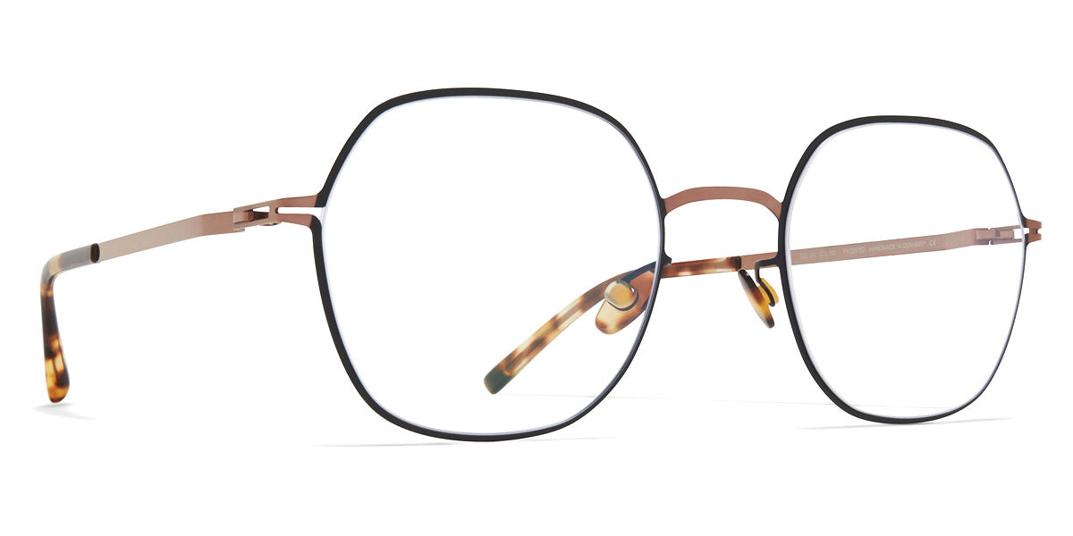 Mykita® KARI MYK KARI Shiny Copper/Black 50 - Shiny Copper/Black Eyeglasses