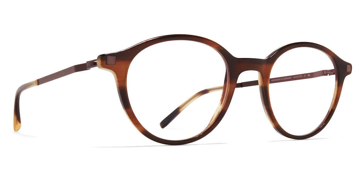 Mykita® KOLMAR MYK KOLMAR C175 Striped Brown/Mocca 47 - C175 Striped Brown/Mocca Eyeglasses