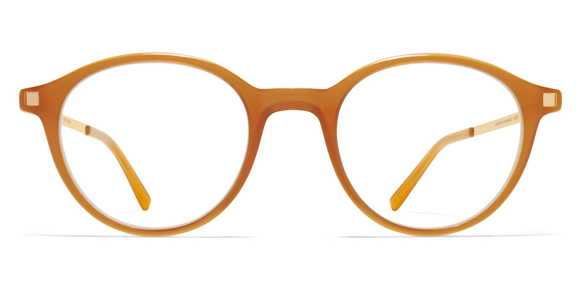 Mykita® KOLMAR MYK KOLMAR C99 Brown/Dark Brown/Glossy Gold 47 - C99 Brown/Dark Brown/Glossy Gold Eyeglasses