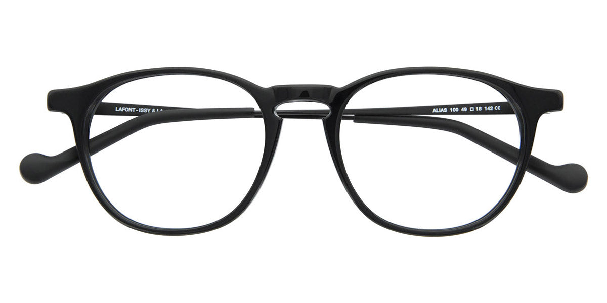 Lafont® Alias LAF ALIAS 100 49 - Black 100 Eyeglasses