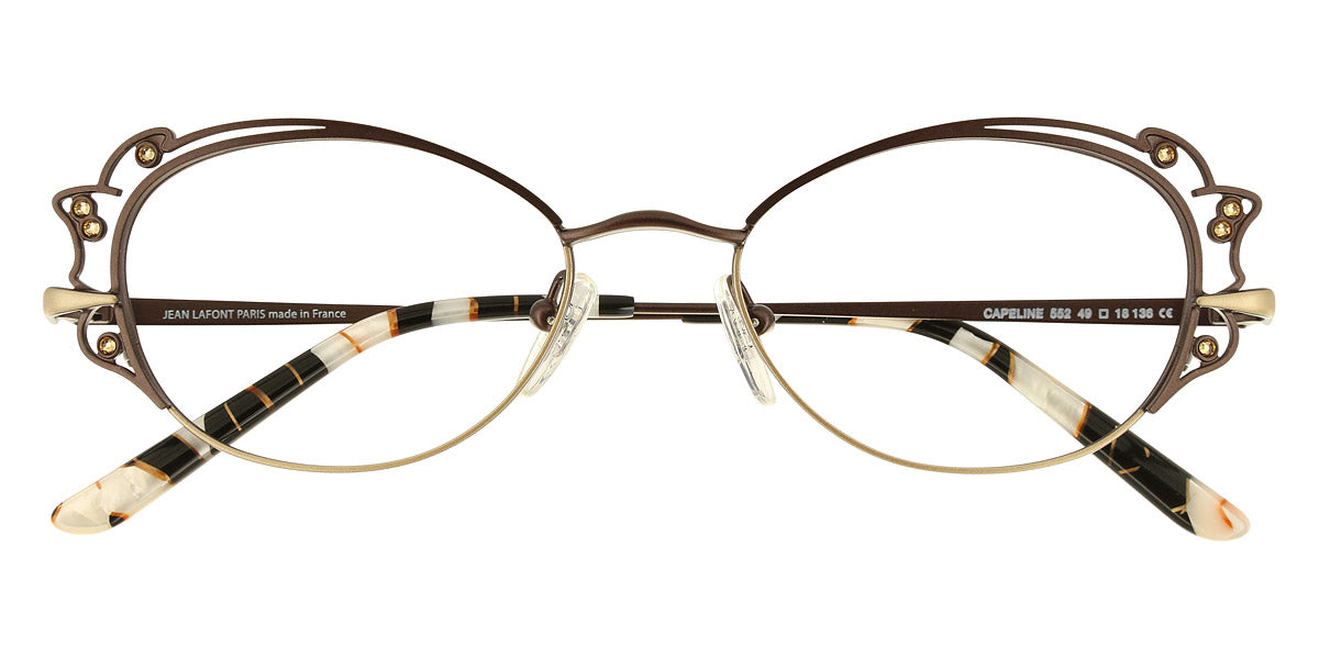 Lafont® Capeline LAF CAPELINE 552S 49 - Brown 552S Eyeglasses