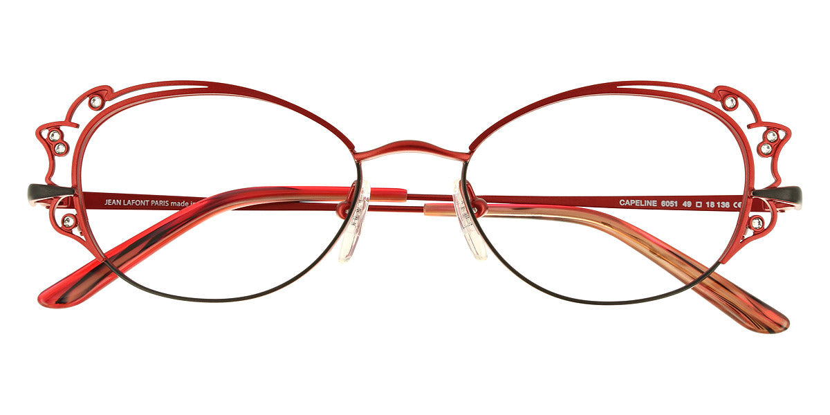 Lafont® Capeline LAF CAPELINE 6051S 49 - Red 6051S Eyeglasses