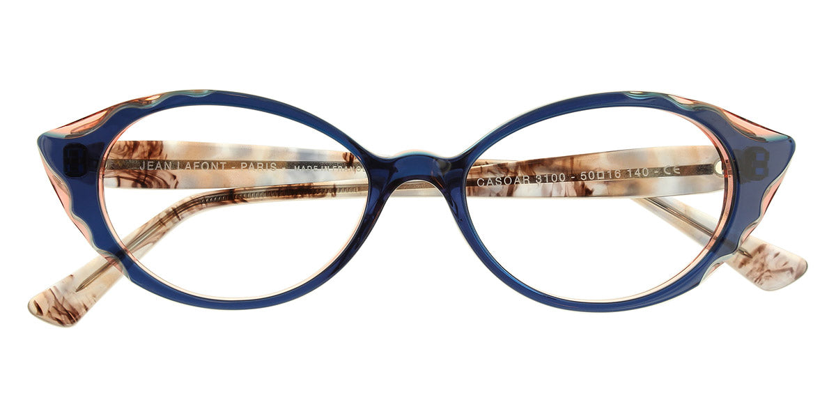 Lafont® Casoar LAF CASOAR 3100 50 - Blue 3100 Eyeglasses