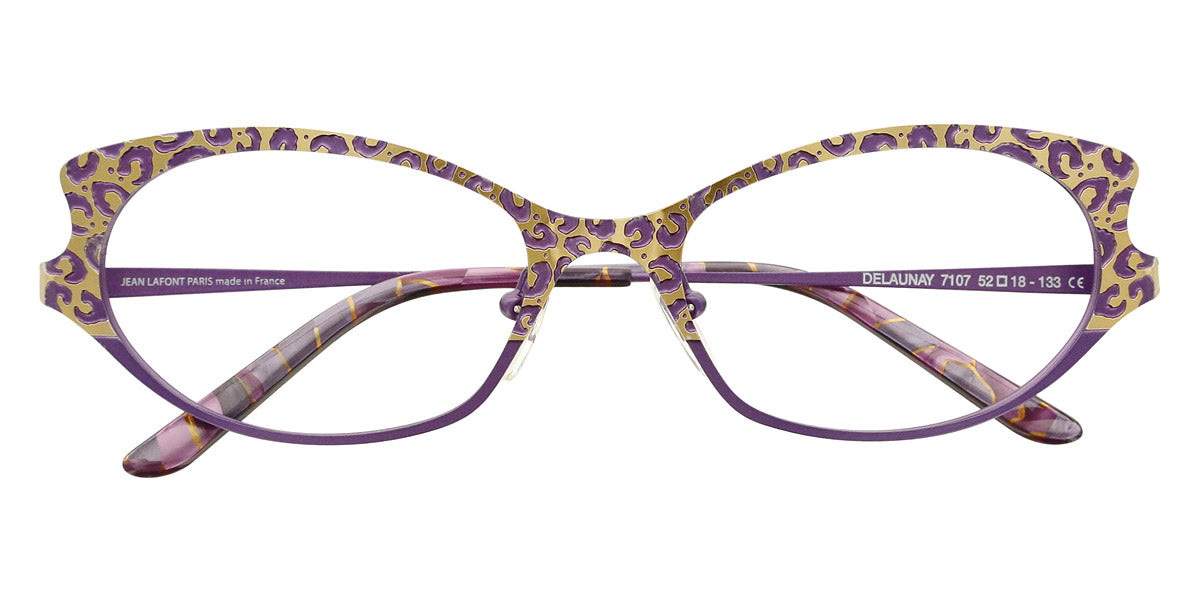 Lafont® Delaunay LAF DELAUNAY 7107 52 - Purple 7107 Eyeglasses