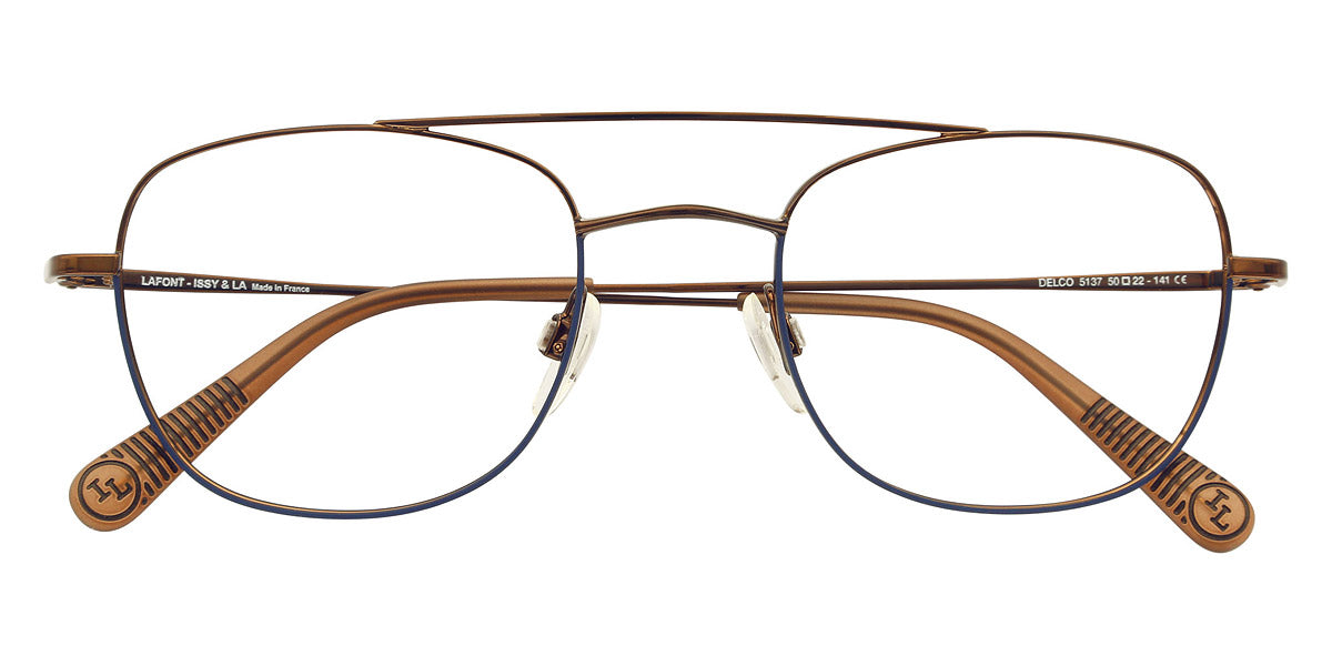 Lafont® Delco LAF DELCO 5137 50 - Brown 5137 Eyeglasses