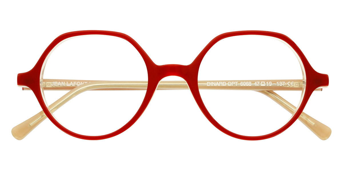 Lafont® Dinard Opt LAF DINARD OPT 6068OPT 47 - Red 6068OPT Eyeglasses