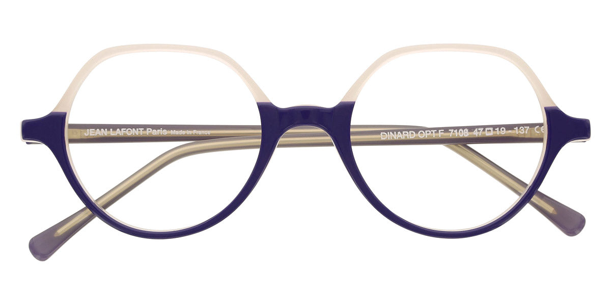 Lafont® Dinard Opt F LAF DINARD OPT F 7108OF 47 - Purple 7108OF Eyeglasses