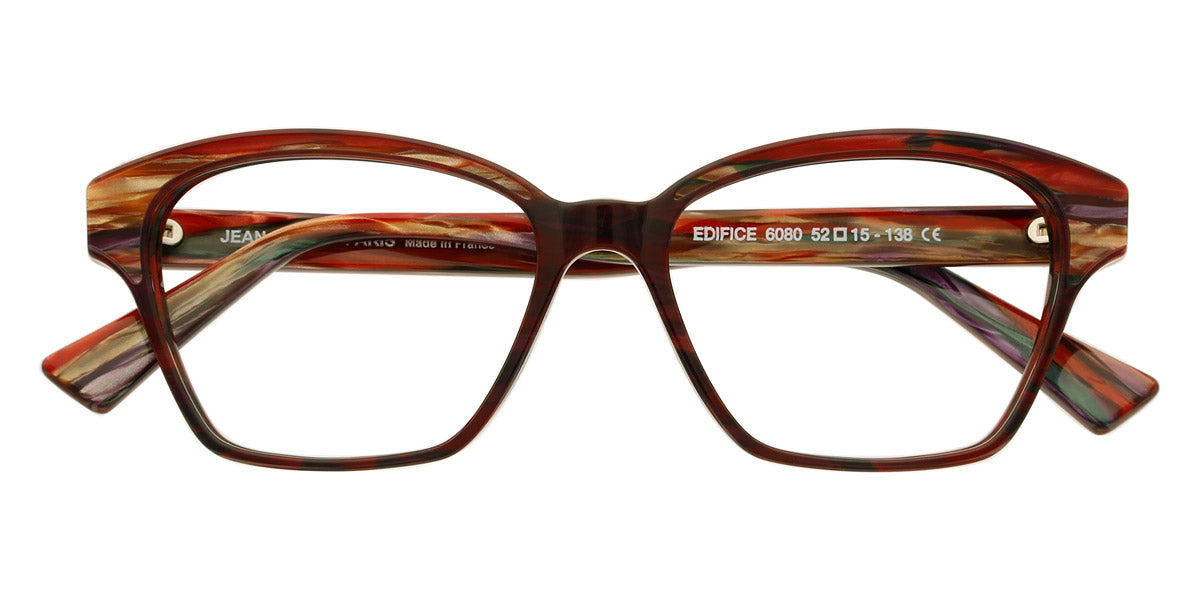 Lafont® Edifice LAF EDIFICE 6080 52 - Red 6080 Eyeglasses