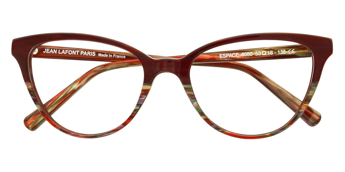 Lafont® Espace LAF ESPACE 6080F 53 - Red 6080F Eyeglasses