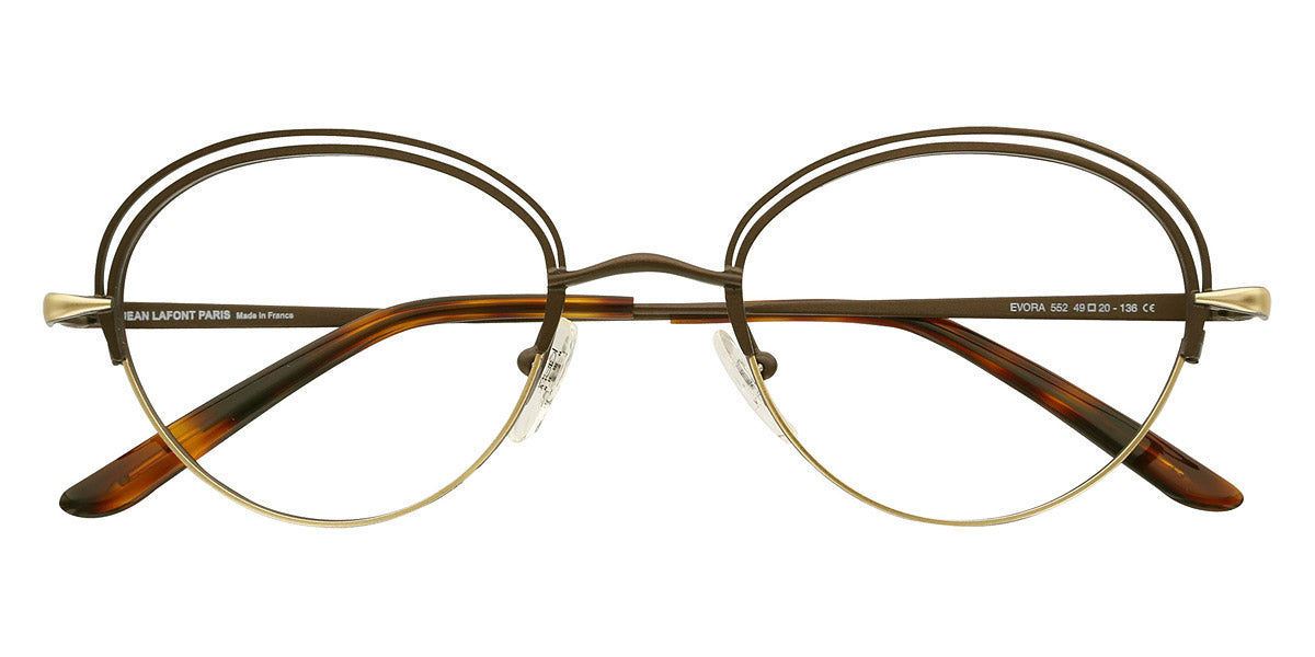 Lafont® Evora LAF EVORA 552 49 - Brown 552 Eyeglasses