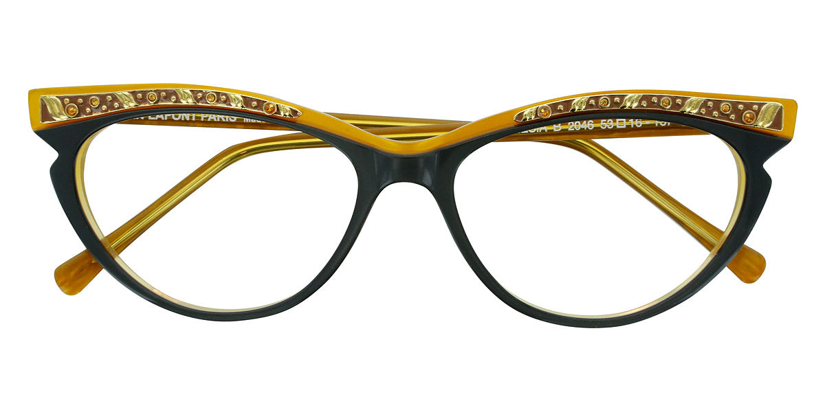 Lafont® Freesia Bijoux LAF FREESIA BIJOUX 2046B 53 - Gray 2046B Eyeglasses