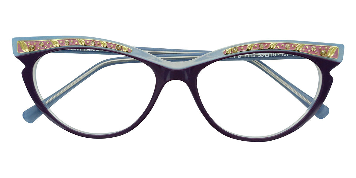 Lafont® Freesia Bijoux LAF FREESIA BIJOUX 7115B 53 - Purple 7115B Eyeglasses