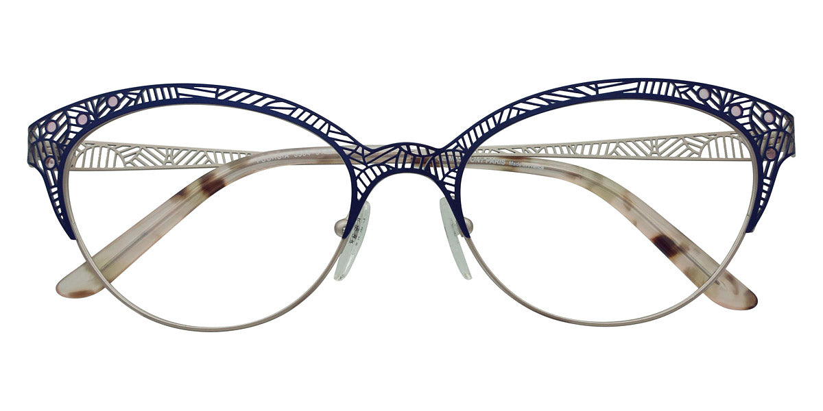 Lafont® Fuchsia LAF FUCHSIA 3504 51 - Blue 3504 Eyeglasses