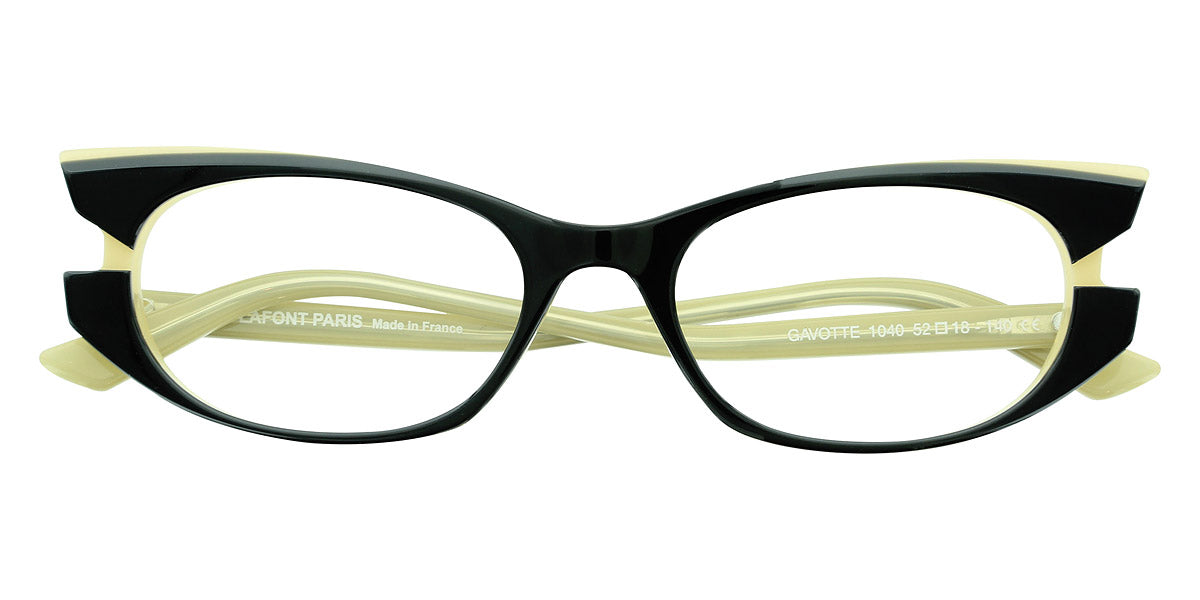 Lafont® Gavotte LAF GAVOTTE 1040 52 - Black 1040 Eyeglasses