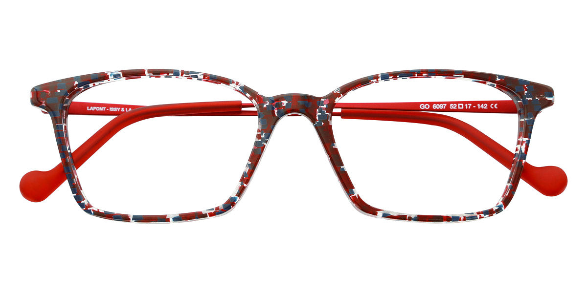 Lafont® Go LAF GO 6097 52 - Red 6097 Eyeglasses