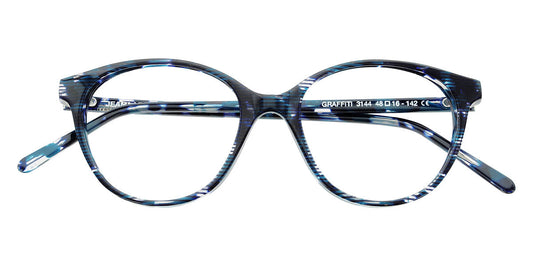 Lafont® Graffiti LAF GRAFFITI 3144 48 - Blue 3144 Eyeglasses