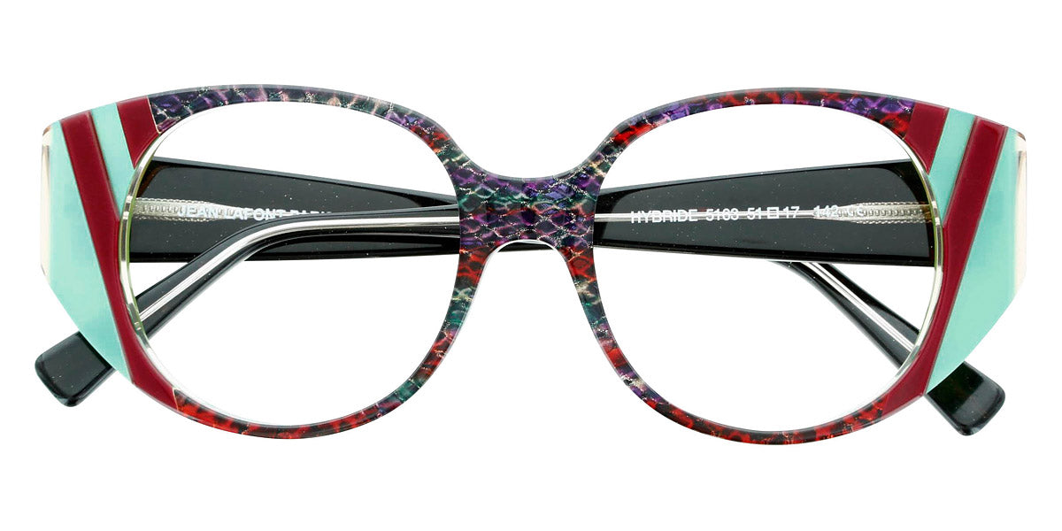 Lafont® Hybride LAF HYBRIDE 5163 51 - Red 5163 Eyeglasses