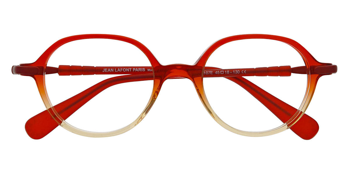 Lafont® Jumbo LAF JUMBO 6107E 45 - Red 6107E Eyeglasses