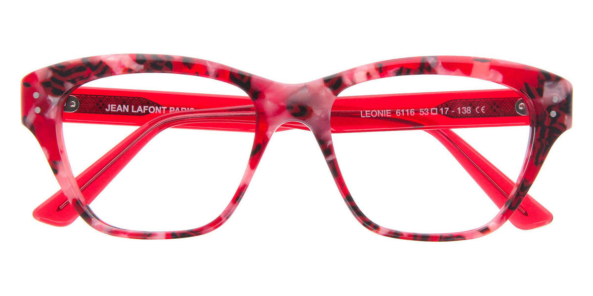 Lafont® Leonie LAF LEONIE 6116 53 - Red 6116 Eyeglasses