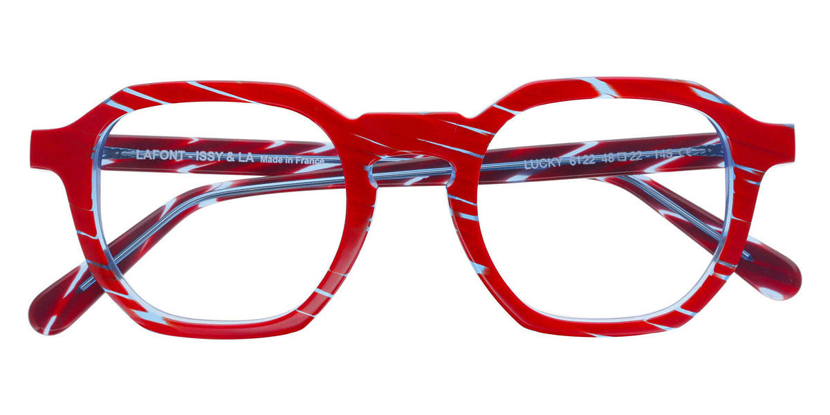 Lafont® Lucky LAF LUCKY 6122 48 - Red 6122 Eyeglasses