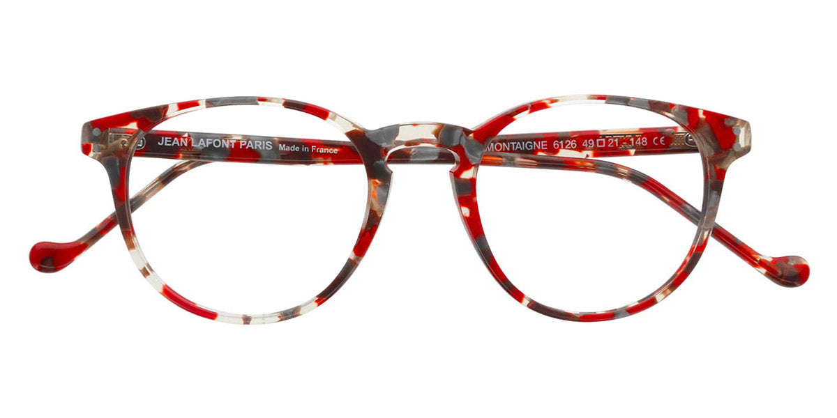 Lafont® Montaigne LAF MONTAIGNE 6126 49 - Red 6126 Eyeglasses