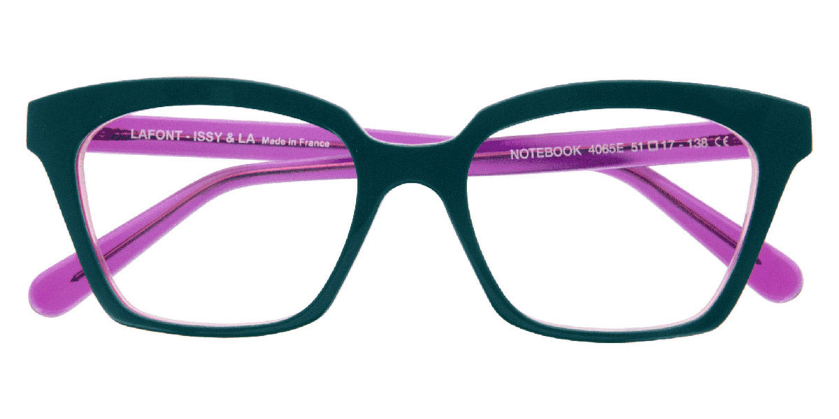 Lafont® Notebook LAF NOTEBOOK 4065E 51 - Green 4065E Eyeglasses