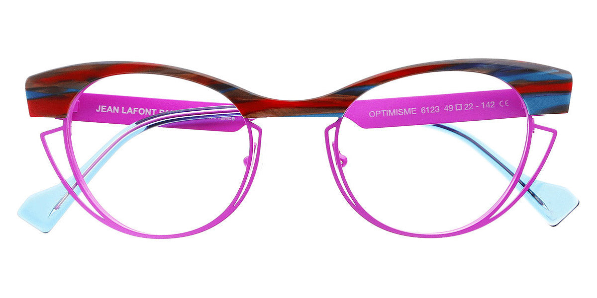 Lafont® Optimisme LAF OPTIMISME 6123 49 - Red Eyeglasses