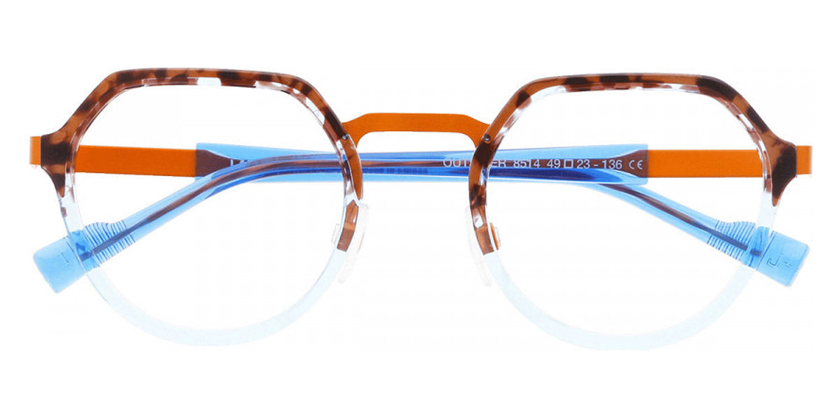 LaFont® Outsider LAF OUTSIDER 8514 49 - Orange 8514 Eyeglasses