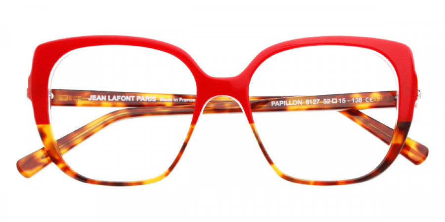 LaFont® Papillon LAF PAPILLON 6127 52 - Red 6127 Eyeglasses