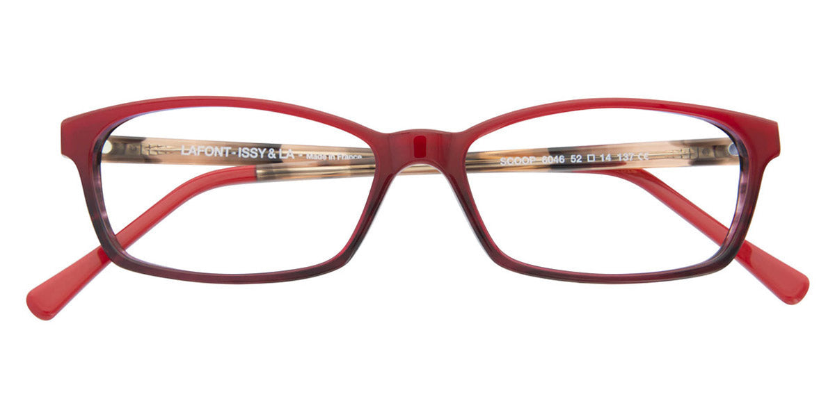 Lafont® Scoop LAF SCOOP 6046 52 - Red 6046 Eyeglasses