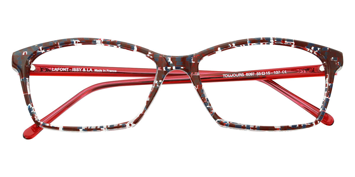 Lafont® Toujours LAF TOUJOURS 6097 55 - Red 6097 Eyeglasses