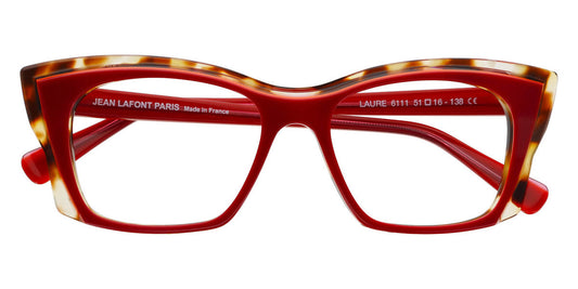 Lafont® Laure LAF LAURE 6111 51 - Red 6111 Eyeglasses