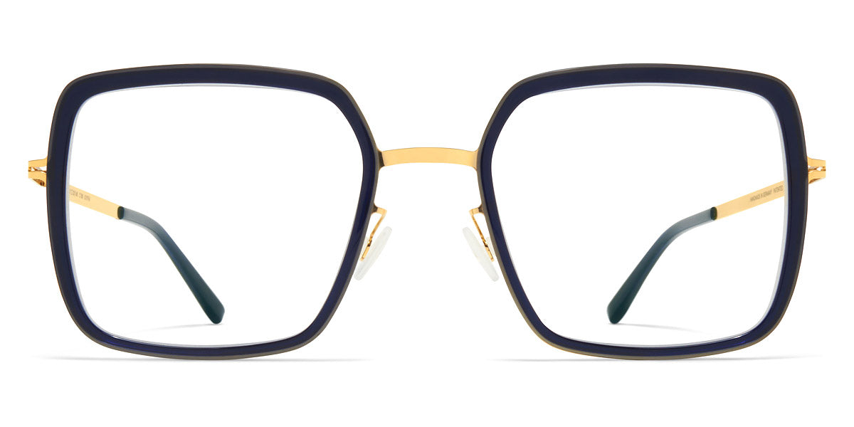 Mykita® LAYANA MYK LAYANA A76 Glossy Gold/Milky Indigo 51 - A76 Glossy Gold/Milky Indigo Eyeglasses